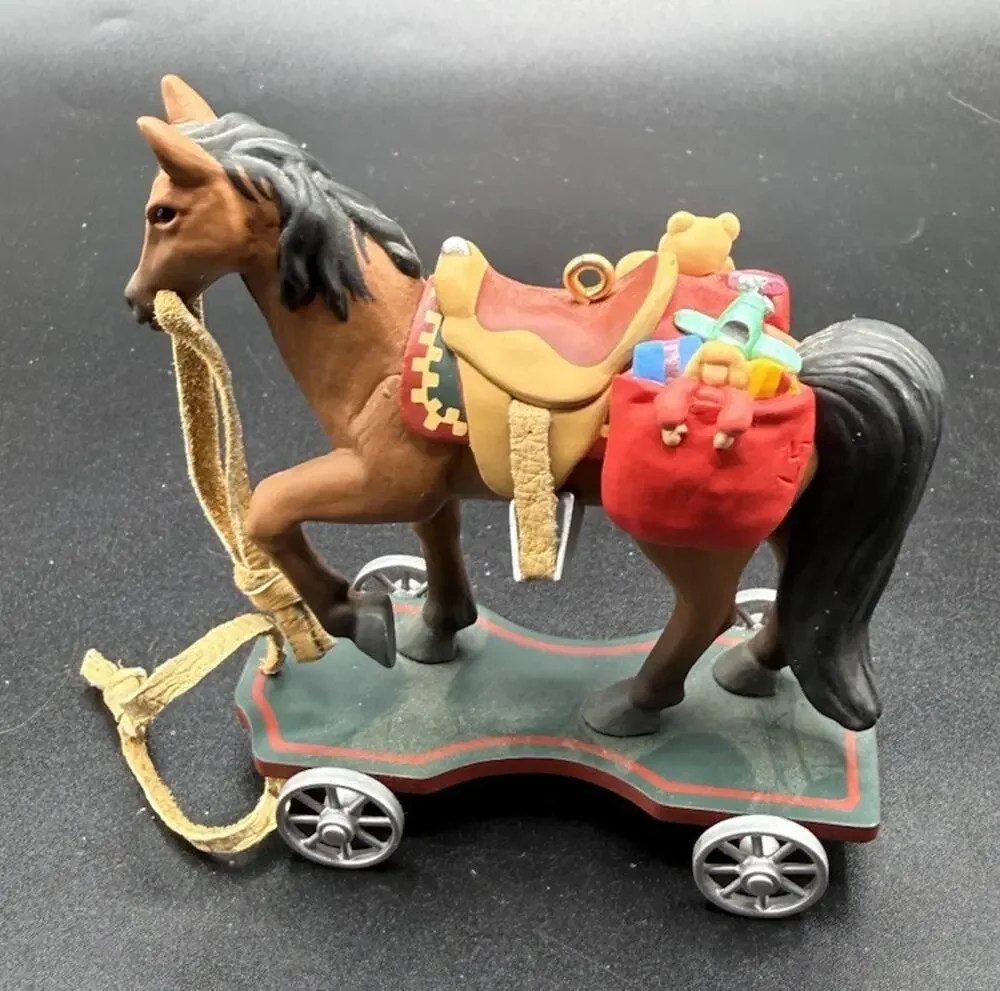 1999 A Pony For Christmas Hallmark Ornament Artists On Tour